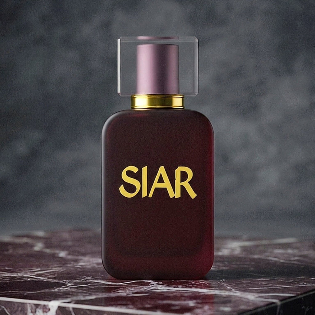 Siar Official SIAR Velvet perfume bottle with a sleek, elegant design and velvet-textured packaging.